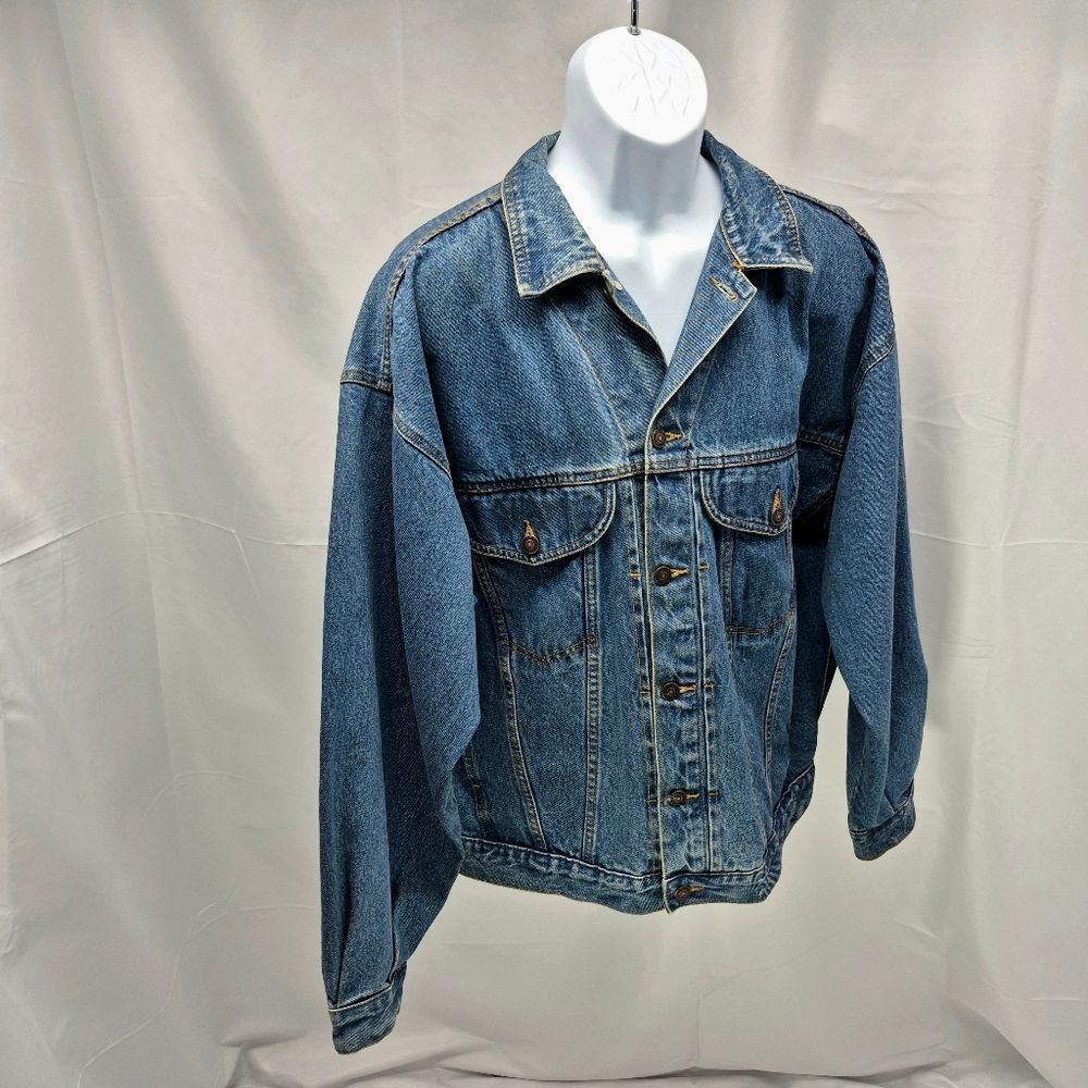 Vintage 80s 90s Jordache Denim Jean Jacket Trucker Style RN 69716 Men's Large..